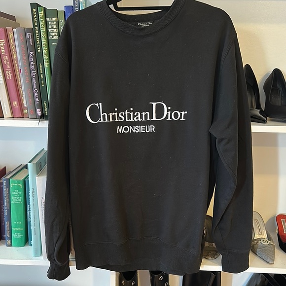 Vintage Christian Dior Black Sweatshirt - Picture 4 of 5